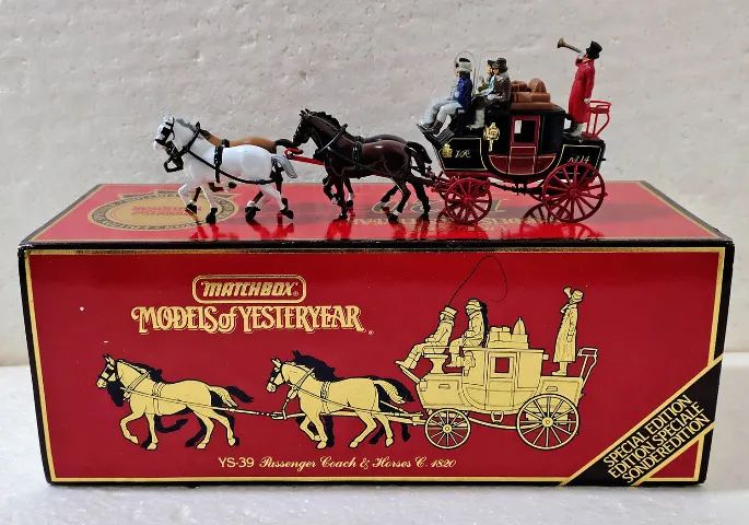 Matchbox Lesney Yesteryear - Passenger Stagecoach & Horses YS-39