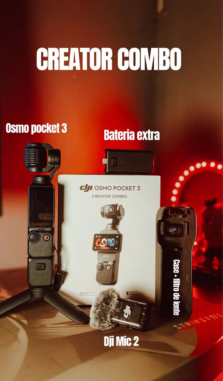 DJI OSMO POCKET 3 ? CREATOR COMBO (COMPLETO)