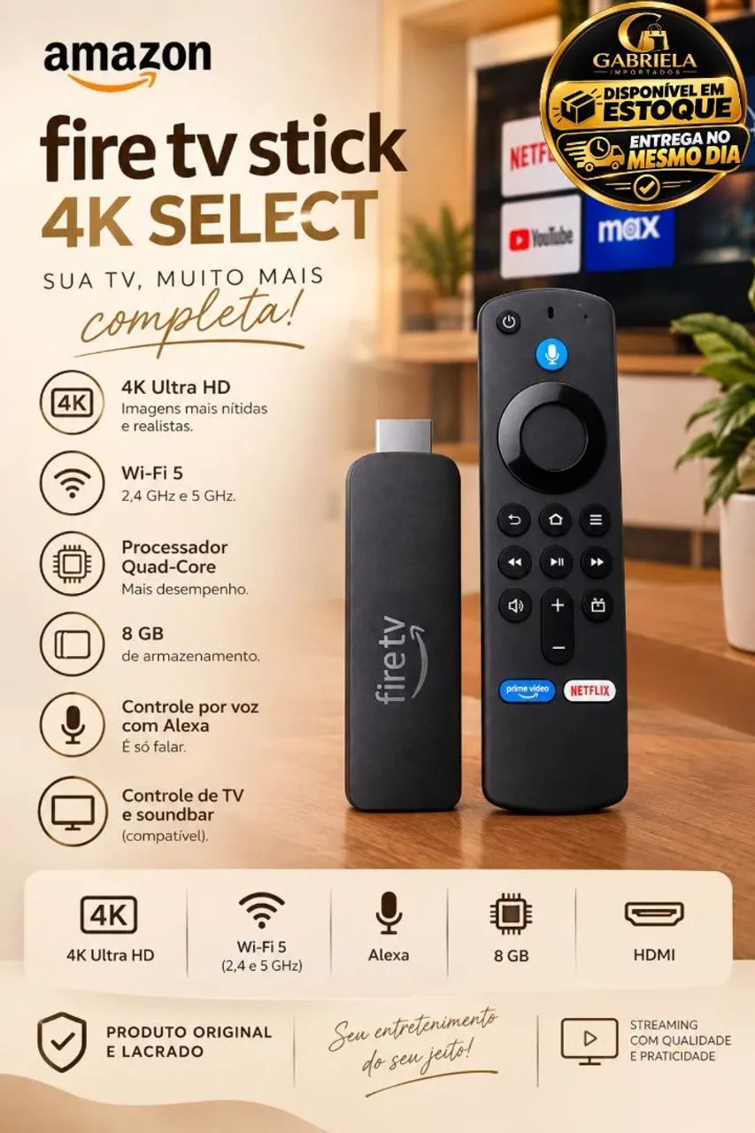 FIRE TV STICK 4K SELECT  - Foto 3