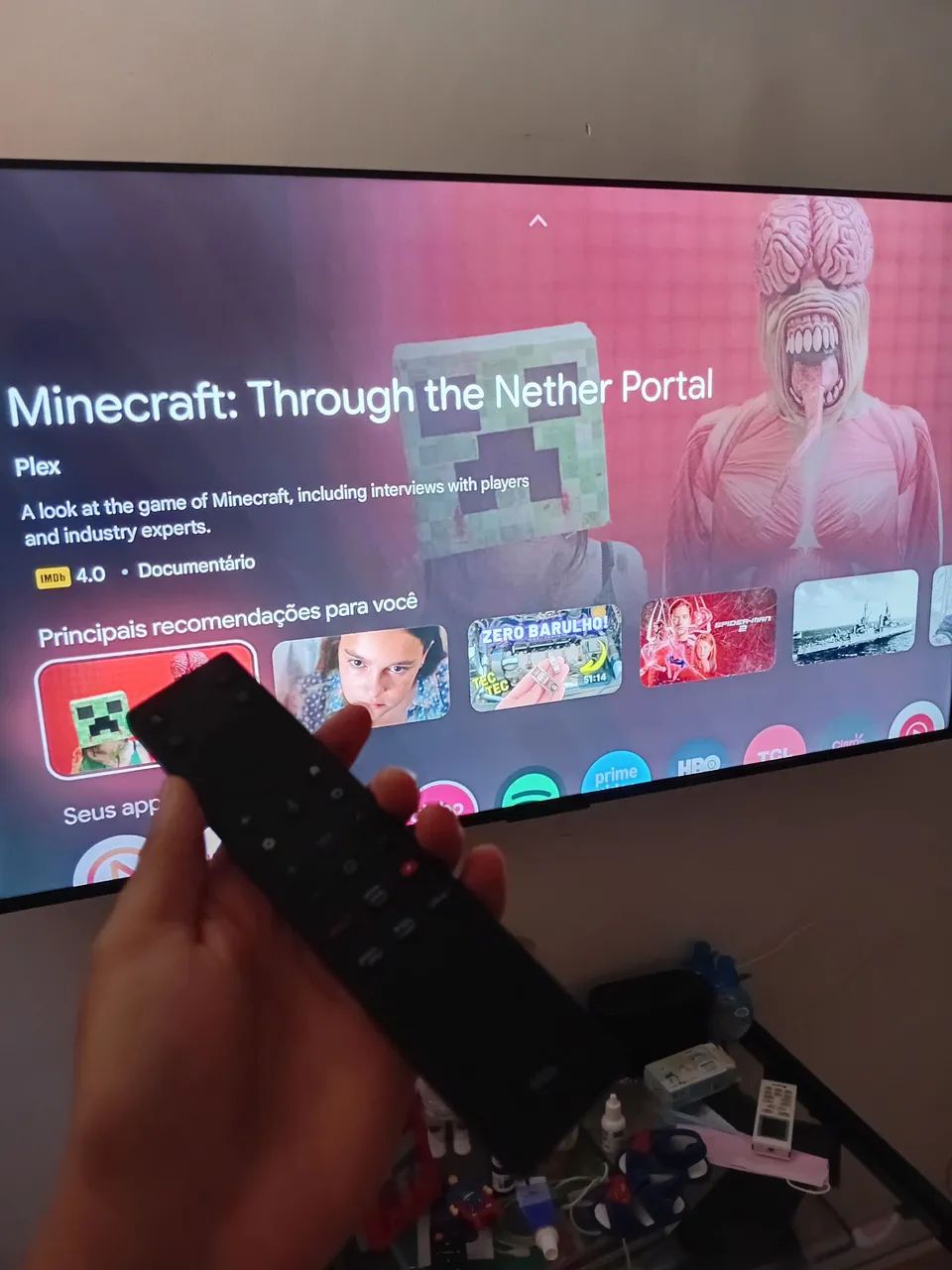 Tv smart TCL 55 polegadas QLED  - Foto 5