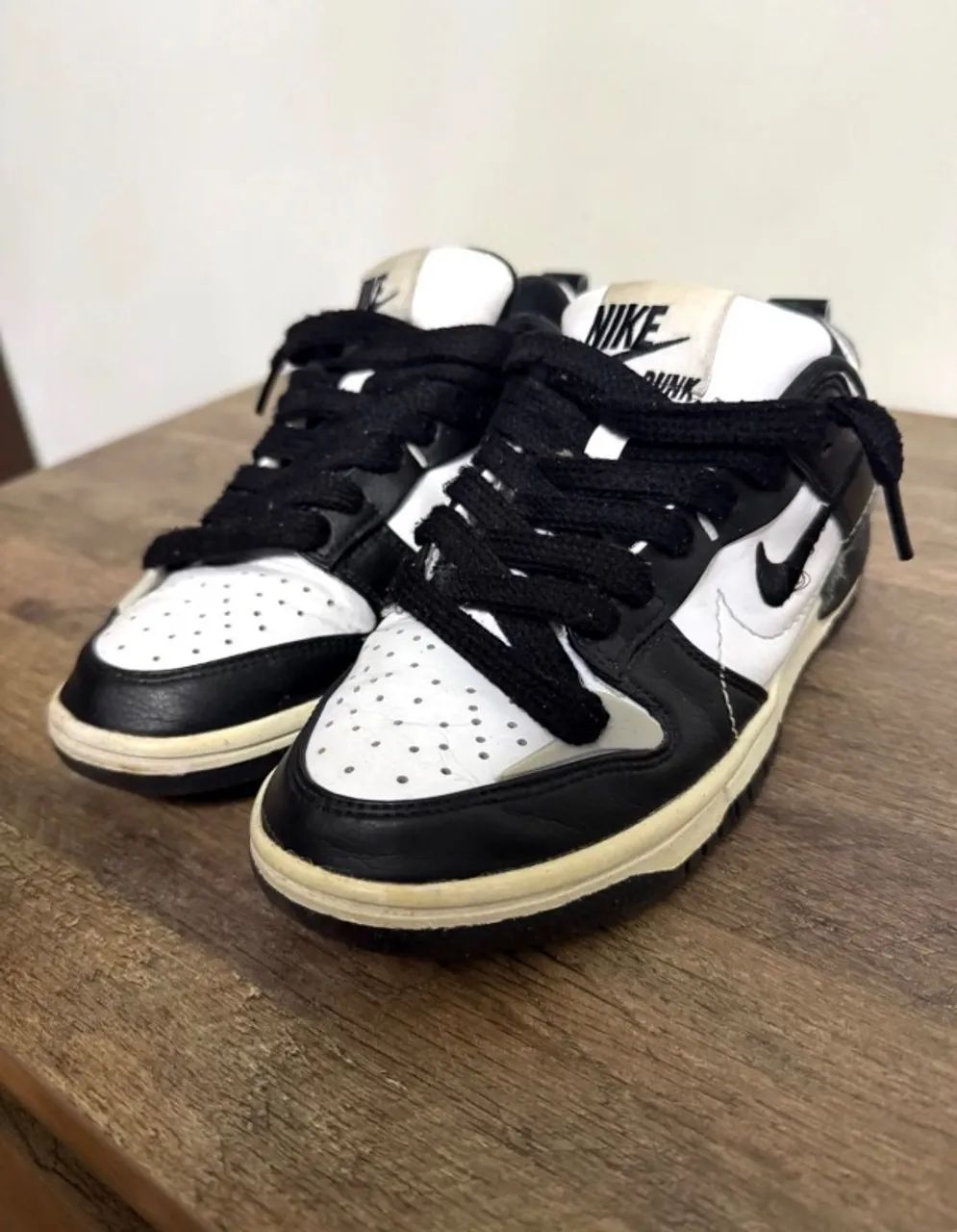 Tênis Nike Dunk Low Disrupt 2 - Panda usado - Foto 5