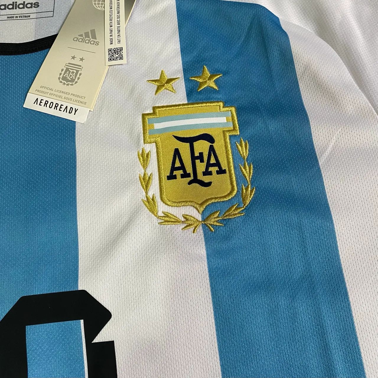 Camisa Argentina Home 2022 Messi 10 (Oficial). - Foto 3