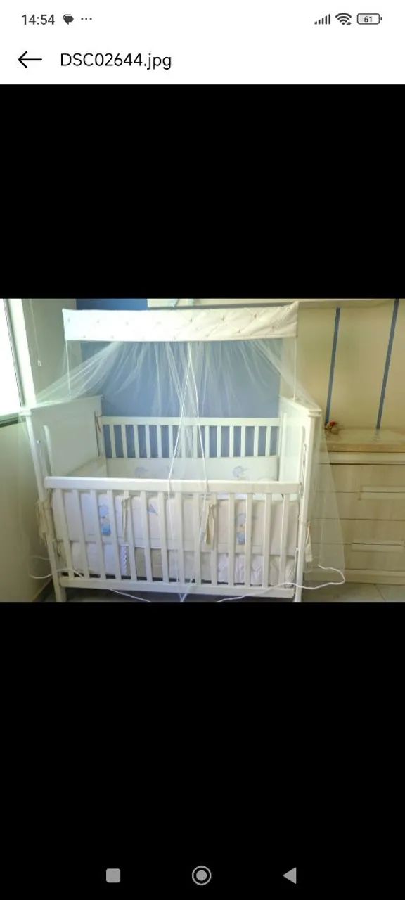 Berço infantil acompanha kit berço. - Foto 2