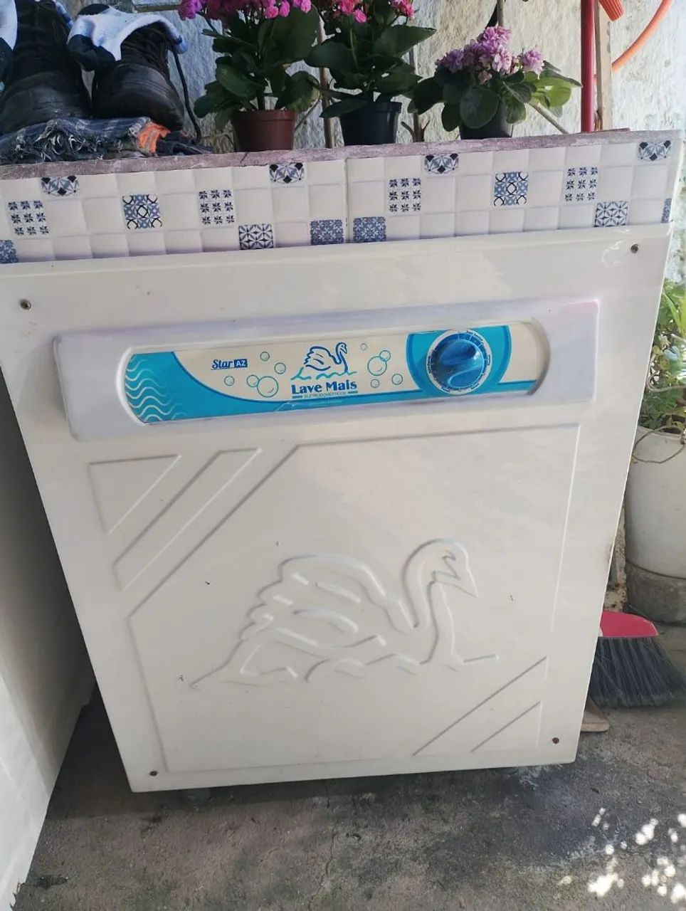 Tanquinho de cimento