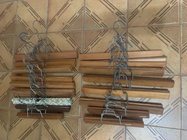 Lote com 17 Cabides de Pressão Antigos Vintage - Foto 4