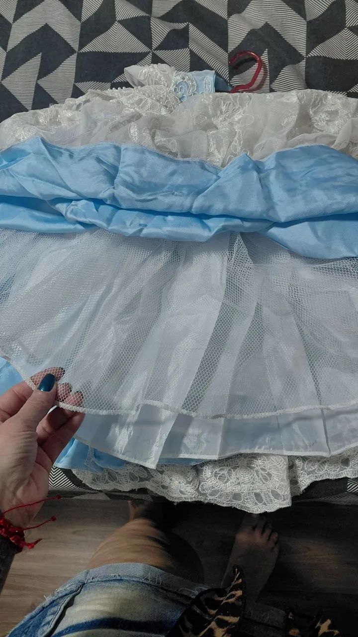 Vestido festa bordado bebê  - Foto 3