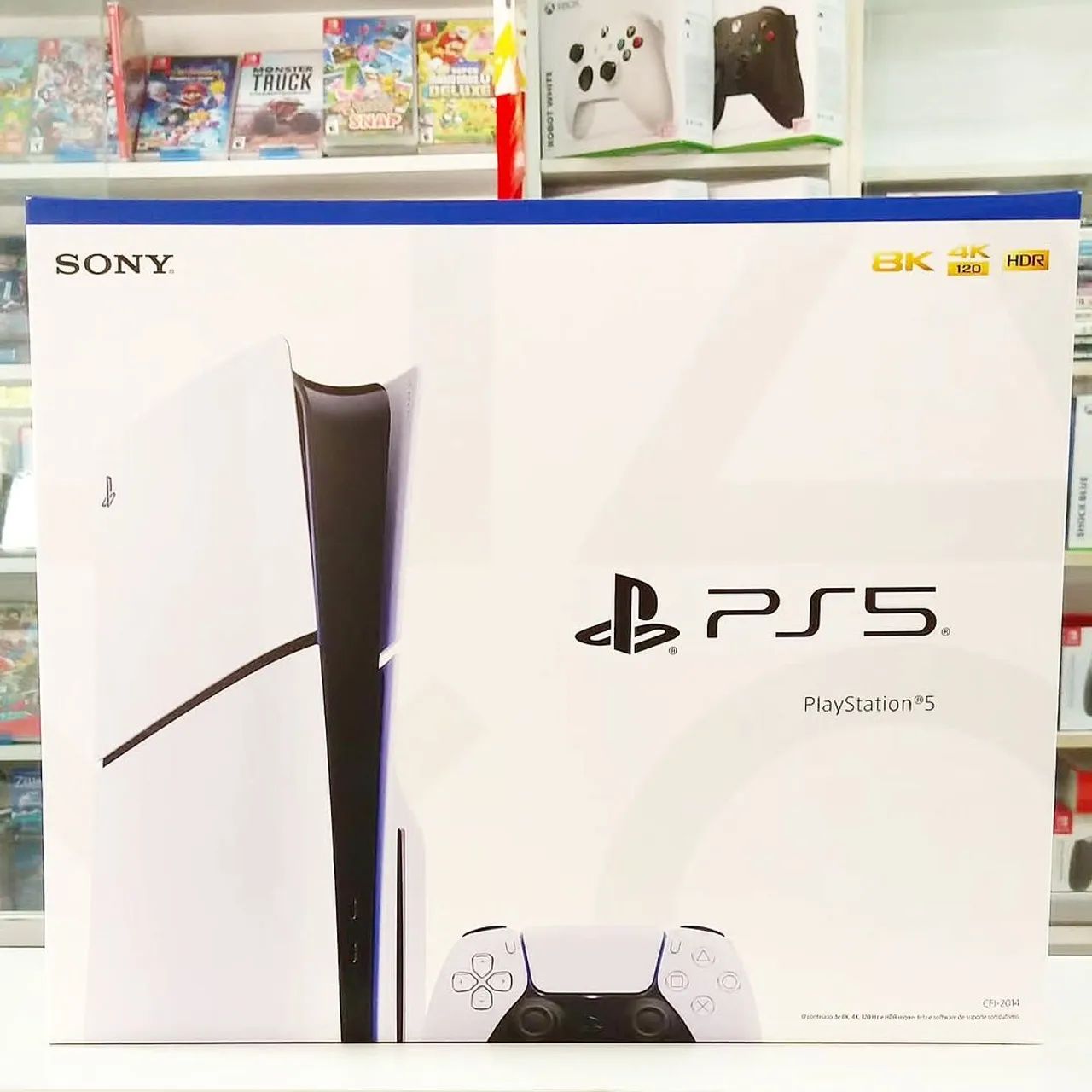 Videogame PS5 com leitor nota e garantia 1 ano