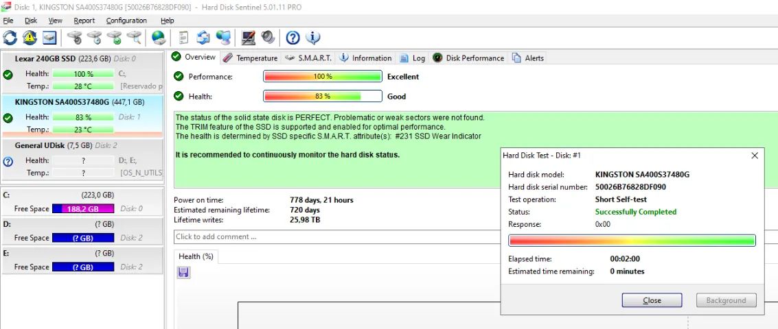 SSD 480GB Kingston - Foto 3