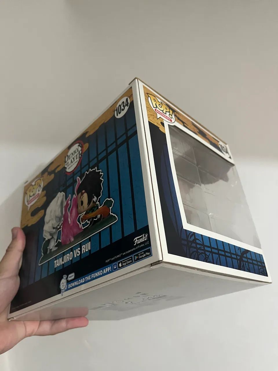 Funko Moment Tanjiro vs Rui 1034 Demon Slayer Original e com caixa - Foto 2