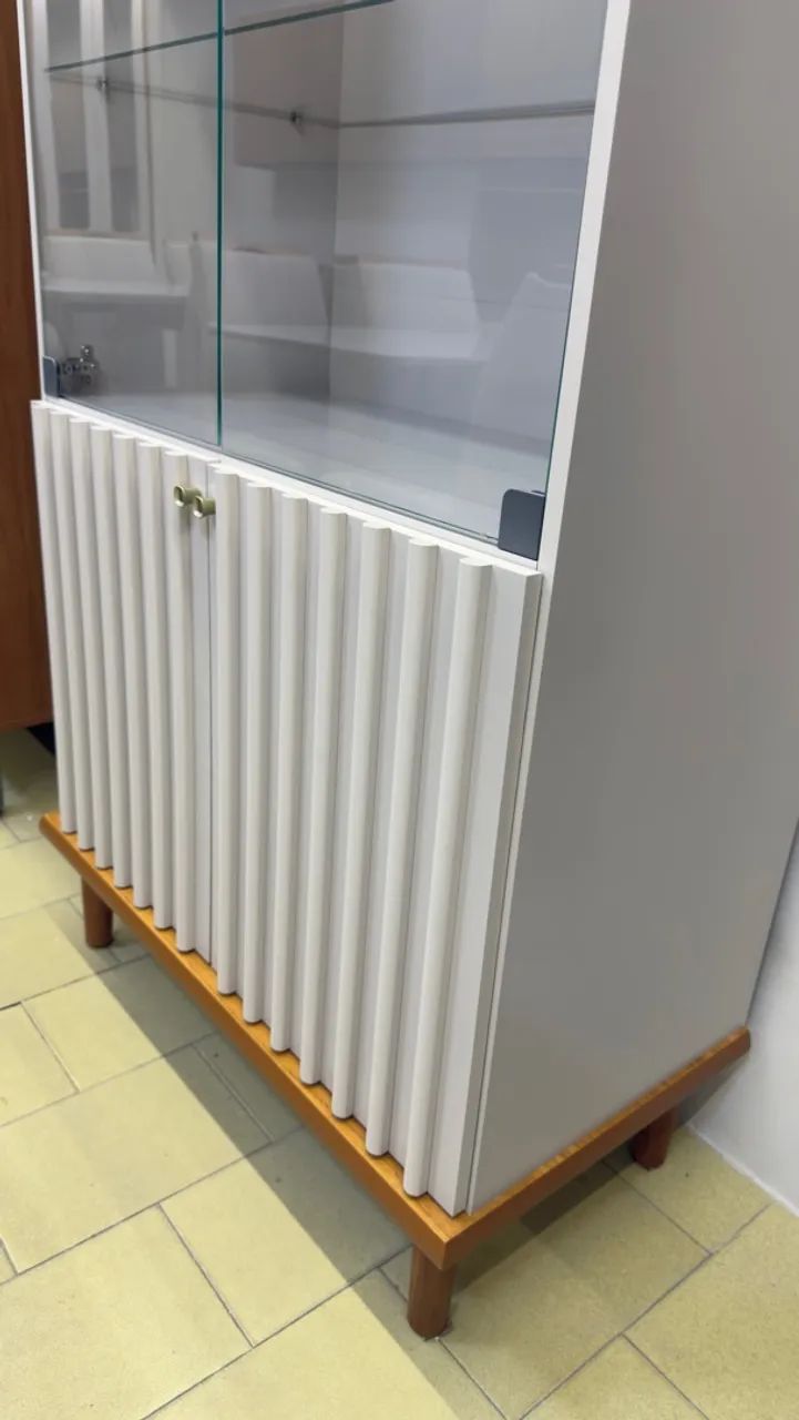 Cristaleira com led 100% MDF nova disponível  - Foto 4