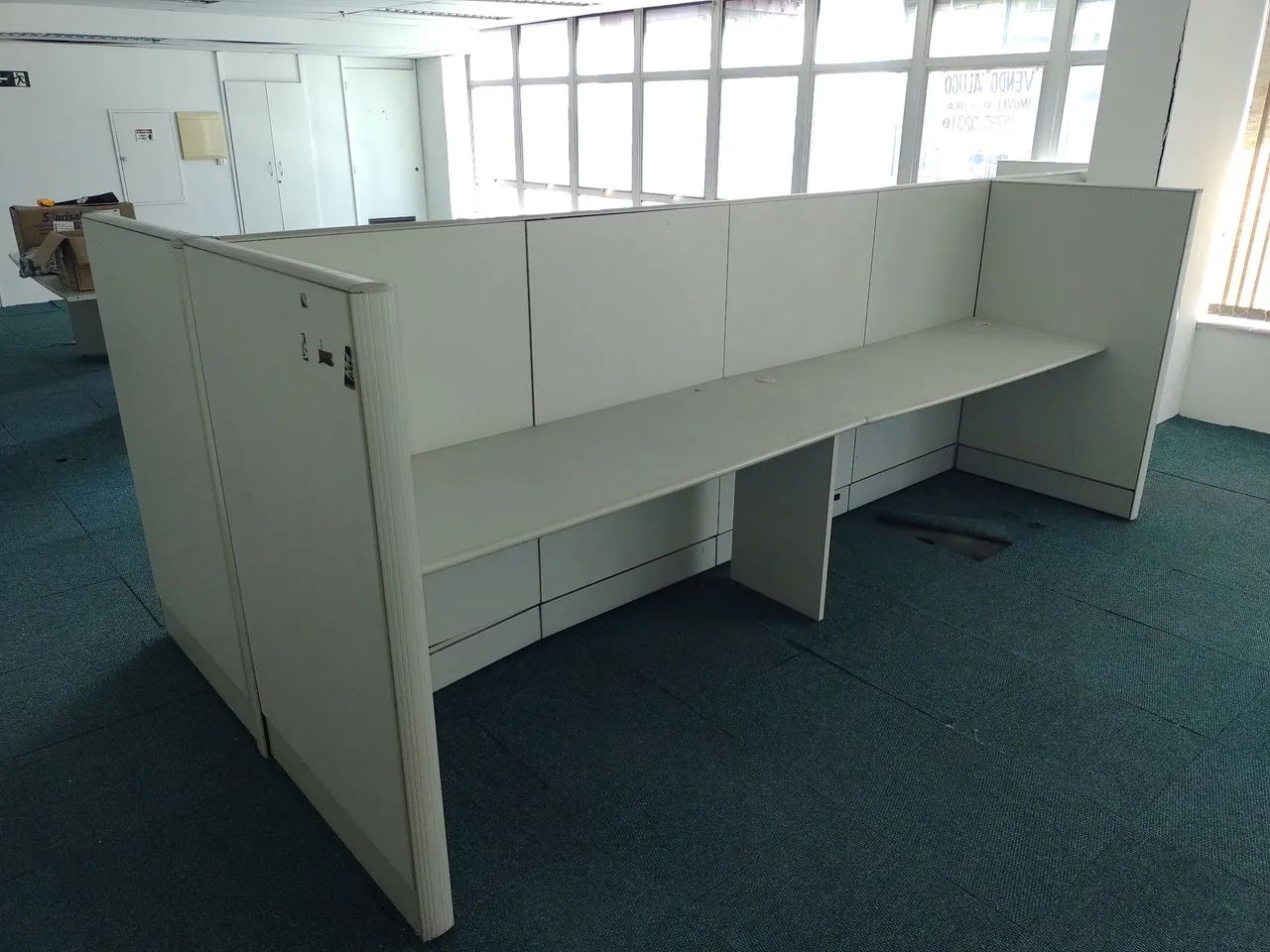 Baia estação trabalho com 5m, MDF, de qualidade, ótimo estado. - Foto 2