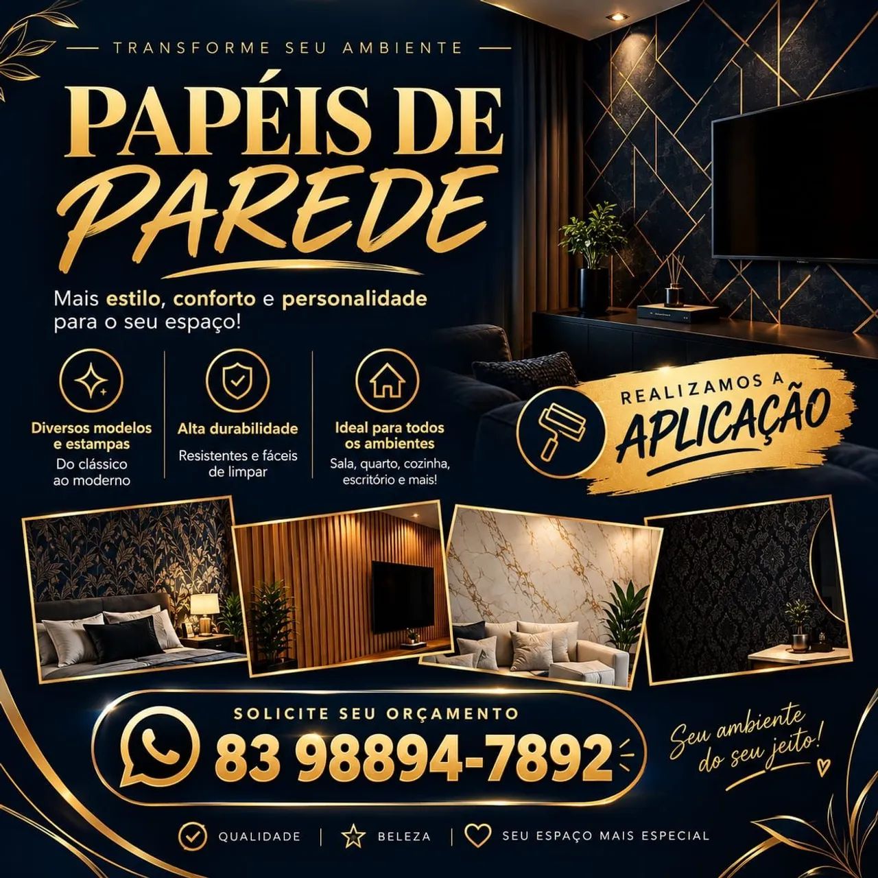 Papéis de parede personalizados