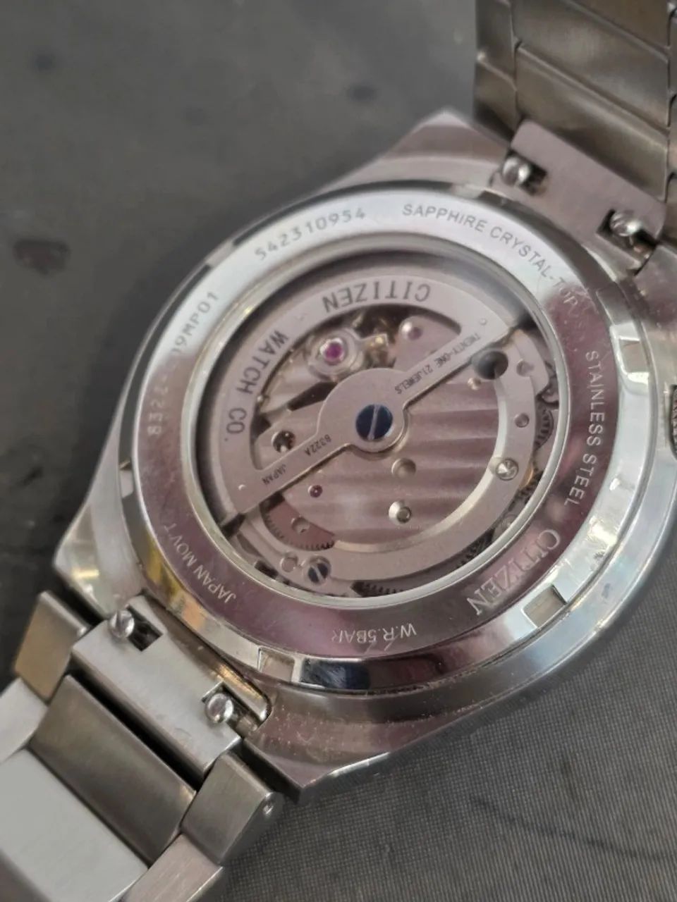 Citizen Tsuyosa Small Seconds Dourado Automático Safira NK5010-51X