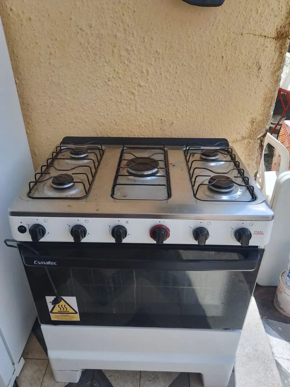 Fogão 6 bocas Esmaltec 