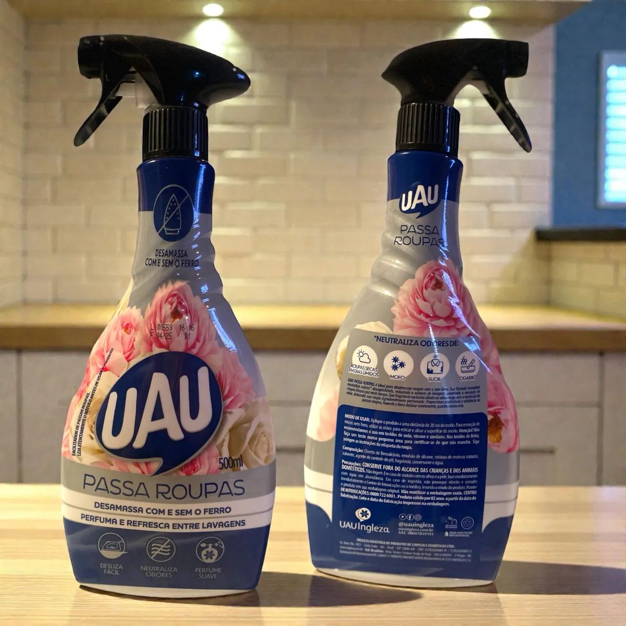 Produto UAL passa roupas