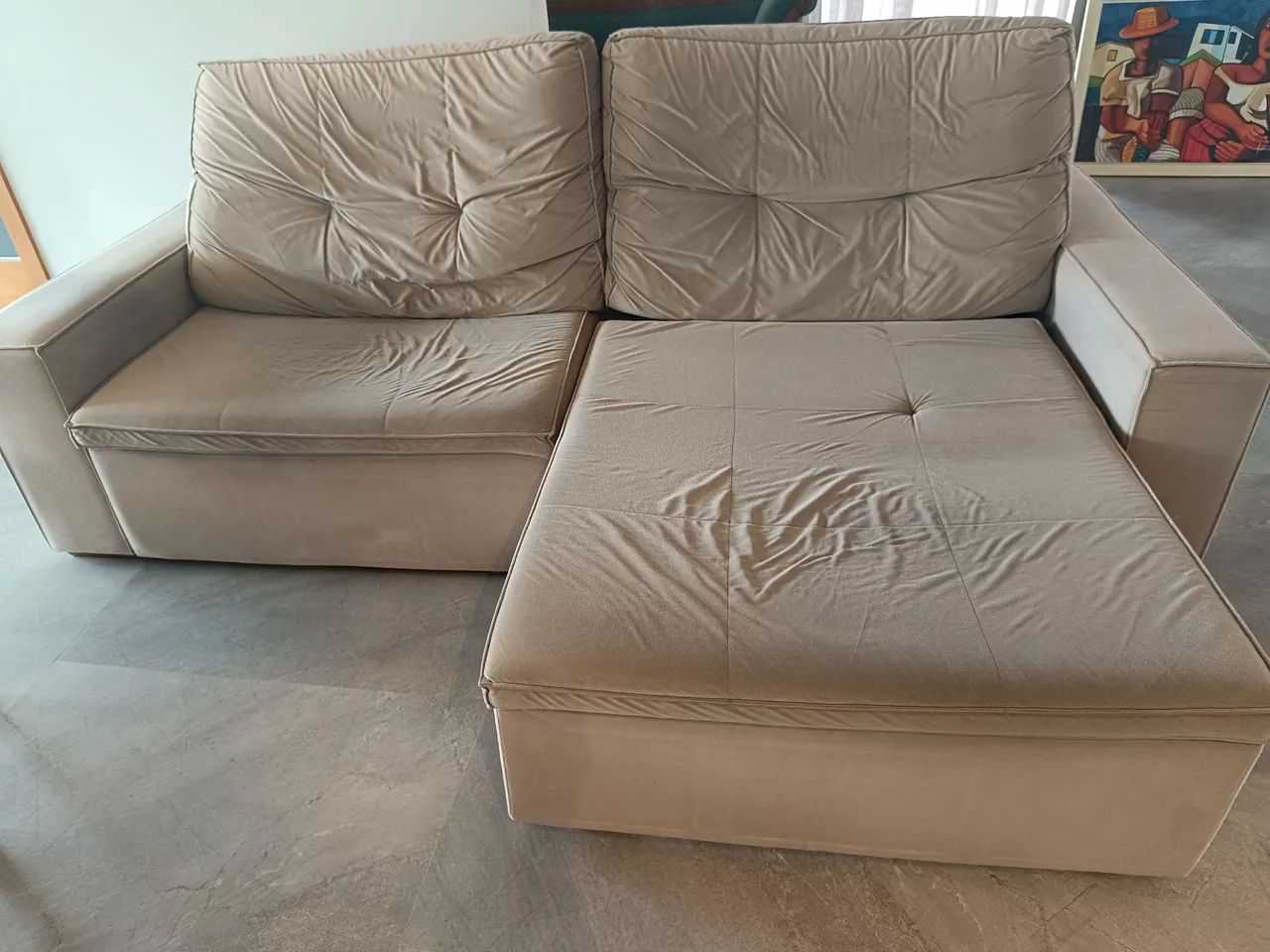 Sofá Retrátil 4 lug - Foto 2