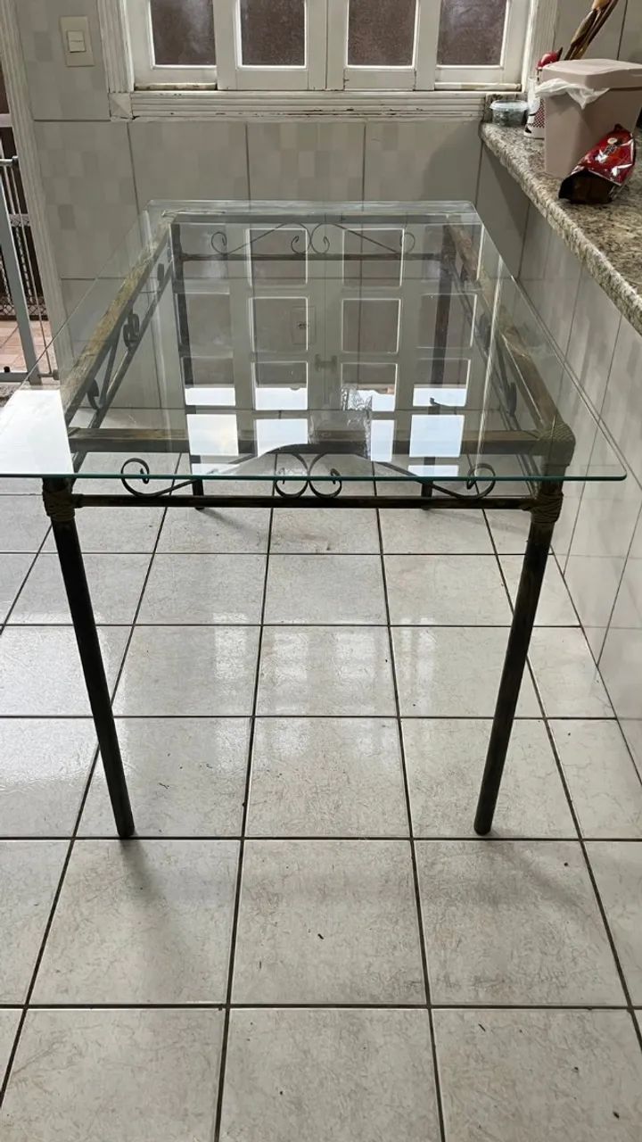 Mesa de Jantar de vidro - Foto 3