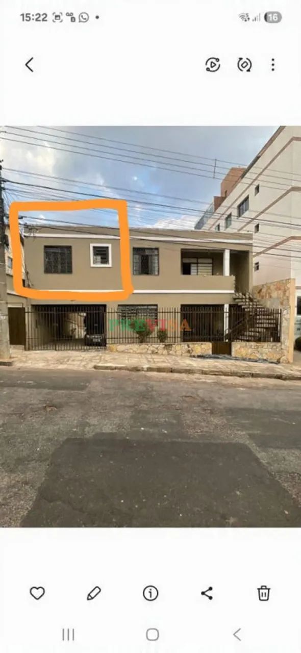 Kitnet / Conjugado com 1 quarto para alugar em Belo Horizonte
