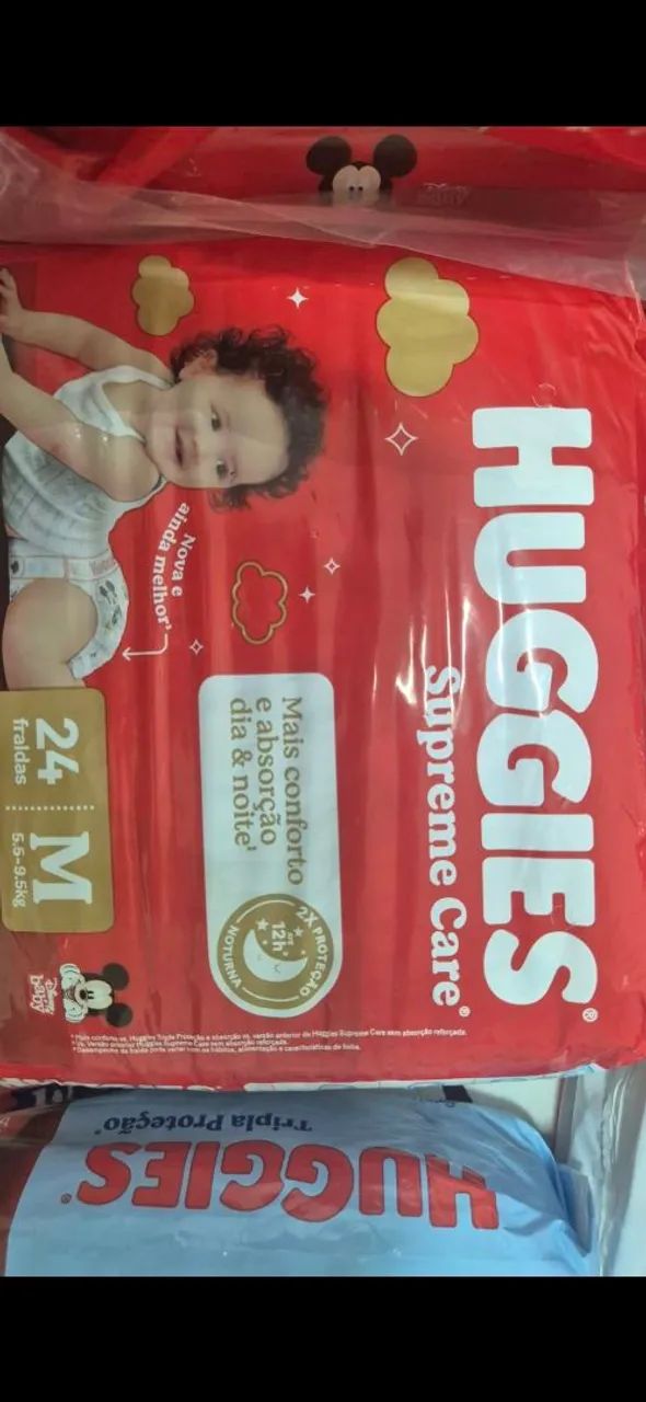 Fraldas huggies tamanho M - Foto 3