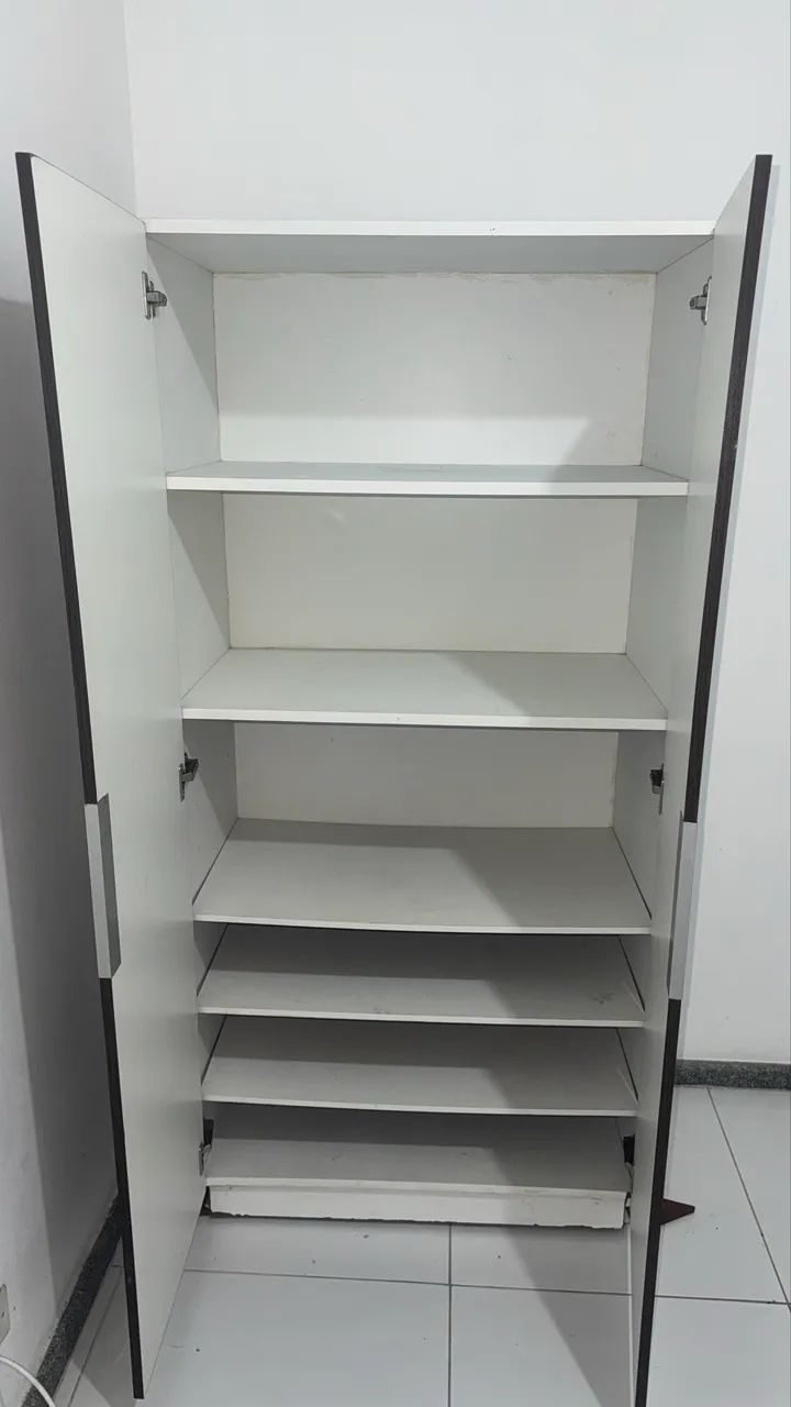 Armário Multiuso 2 portas 6 prateleiras  - Foto 3