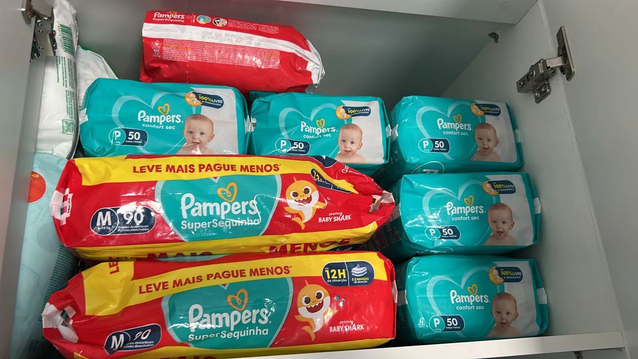 FRALDA PAMPERS e PERSONAL  - Foto 5