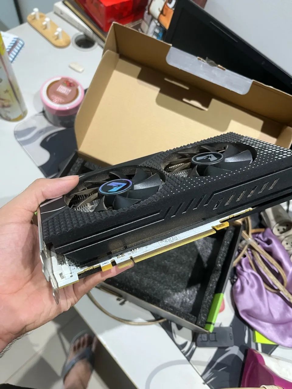 Placa de Vídeo RX580 8gb 2048sp