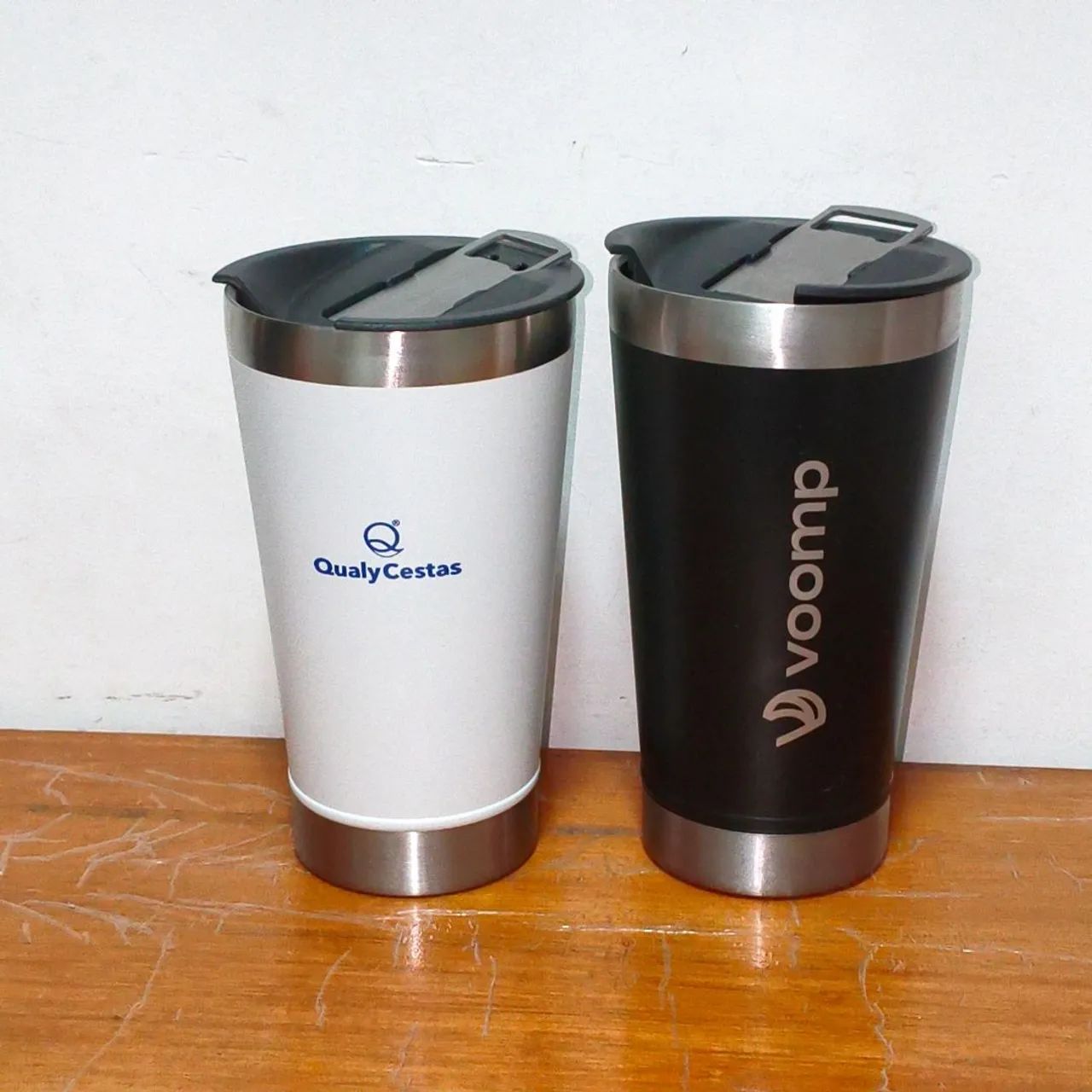 Copos Inox Térmicos (2 Un.) Perfeito para Dia a Dia