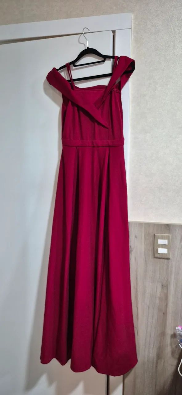 Vestido de Festa marsala