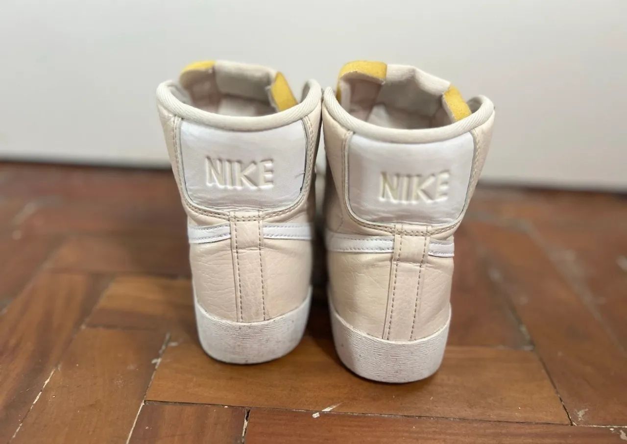 tênis nike blazer mid '77 next nature bege - Foto 2
