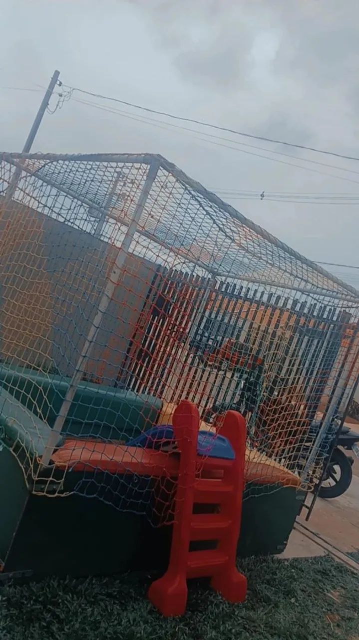 Cama elastica e piscina de bolinha  - Foto 2