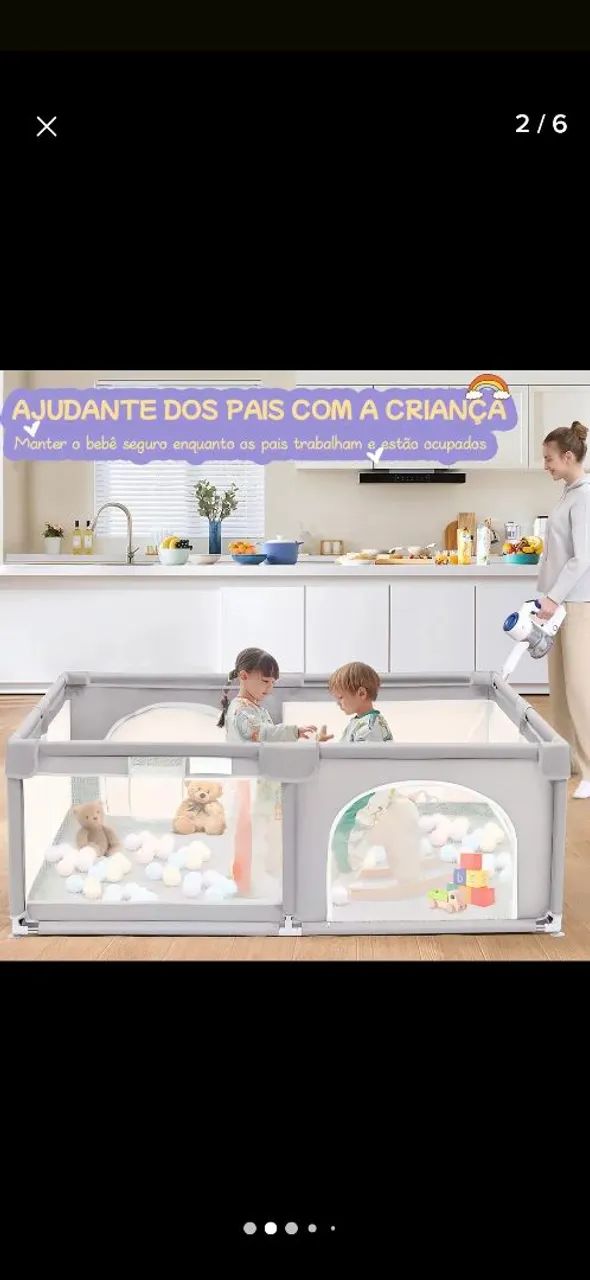 Cercado para Bebe - Chiqueirinho - Foto 2