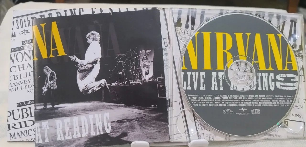 Cd Nirvana - Live At Reading  - Foto 3