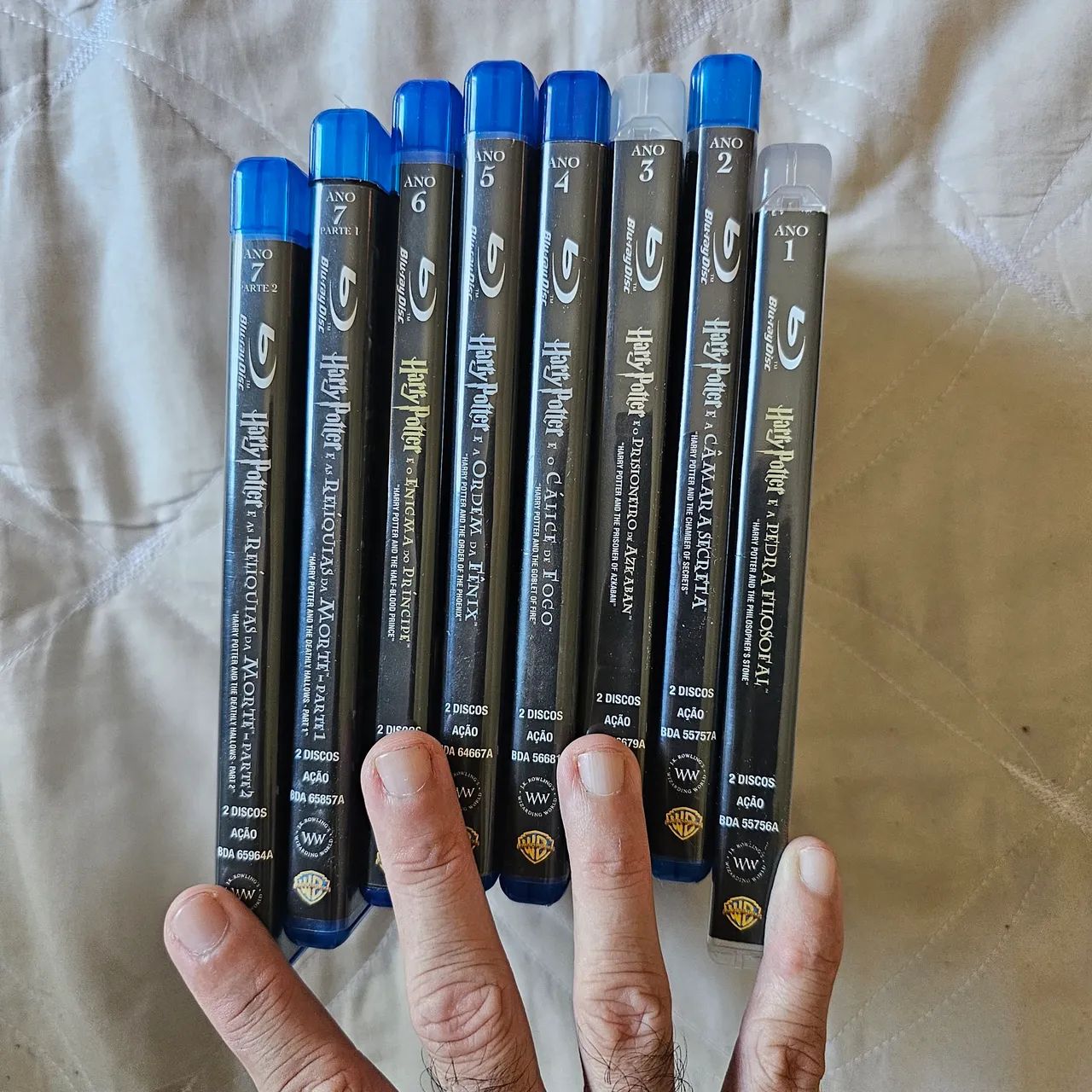 Blu ray duplo Harry Potter 8 filmes