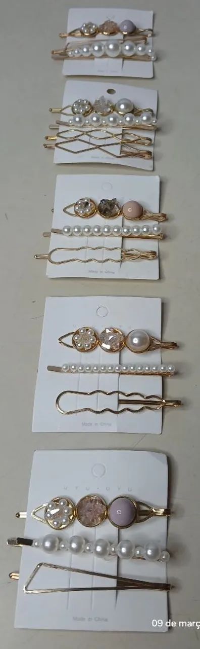Kit de Presilhas de Cabelo 