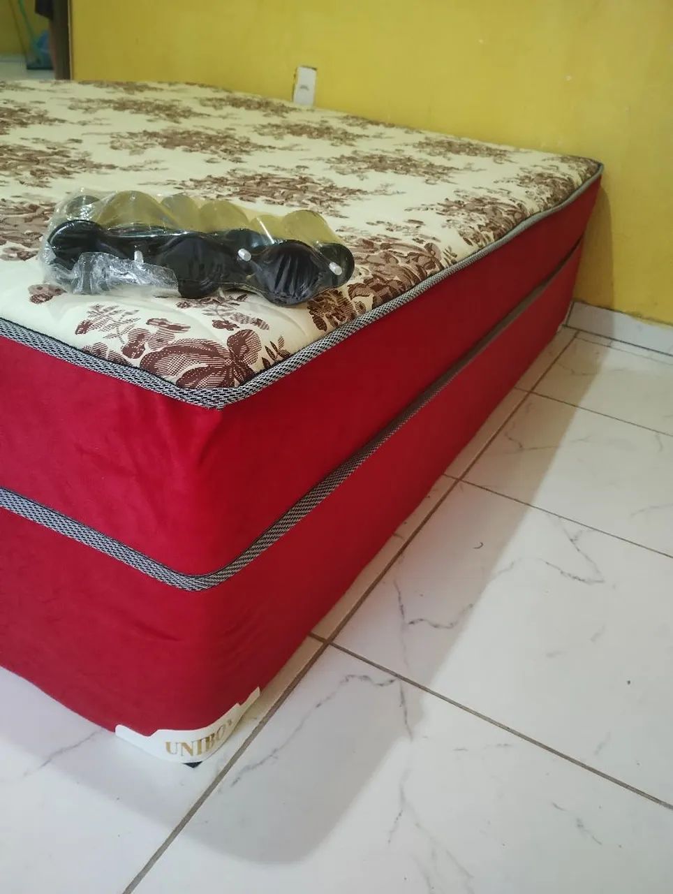 Cama box de casal espuma 400 ou molas 470 entrega grátis 