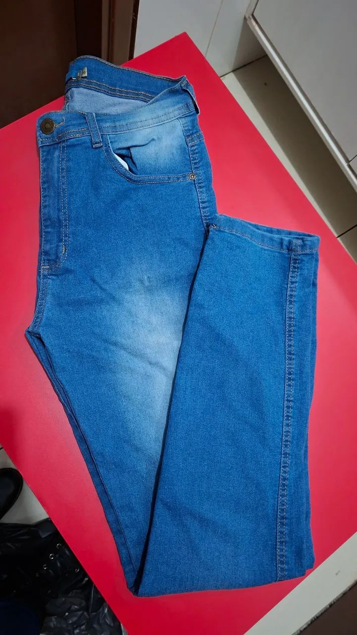Kit Duas calças Jeans Unisex n 36 e 38  - Foto 3