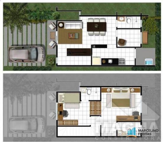 Casa com 2 dormitórios à venda, 70 m² por R$ 199.900,00 - Messejana - Fortaleza/CE - Foto 2