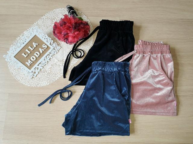Short de veludo
