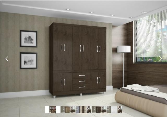 Guarda roupa 6 portas e 3 gavetas