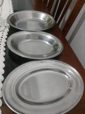 Travessa de inox