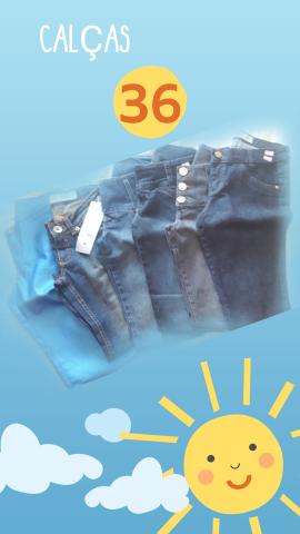 Calças jeans fabricadas pra Purpurina e Duda Dreams numero 36