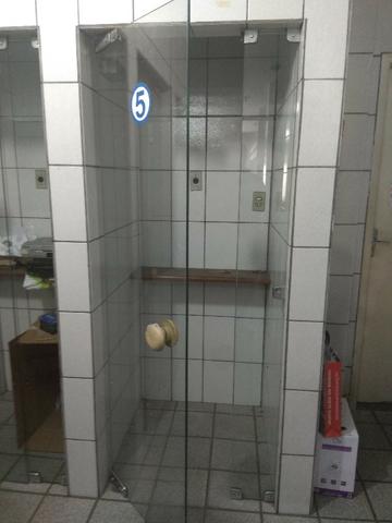 Portas de Vidro Temperado Completas com Ferragens - Foto 2