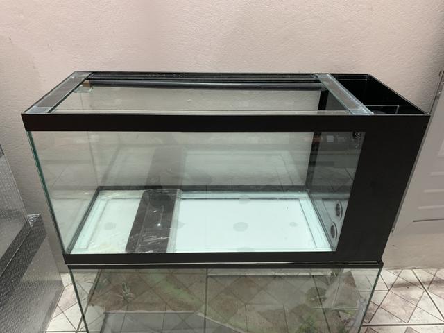 Aquário com sump lateral para filtragem da água, novo, 80x30x40cm - Foto 2