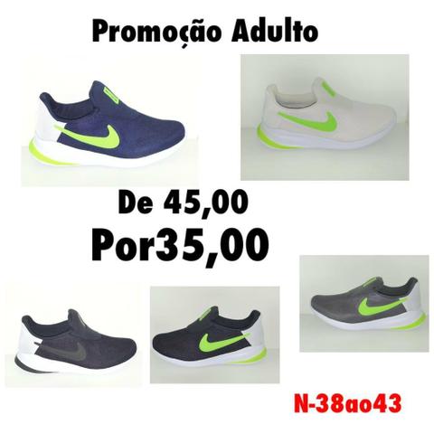 Tênis Nike sem cadarço no atacado