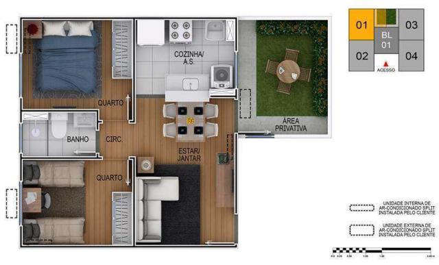 Solar de Maiorca - 38m² - Camaçari, BA - ID3896 - Foto 3