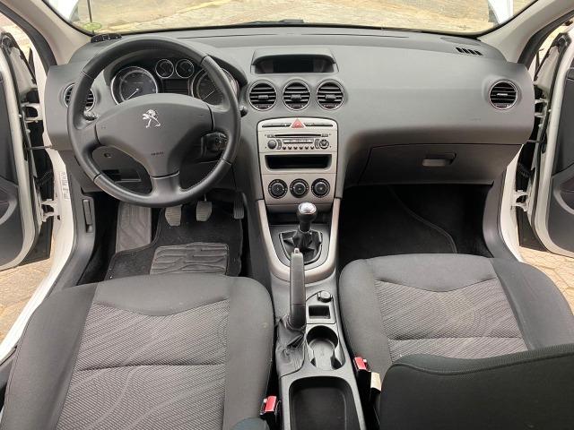 Peugeot 308 2013 Branco 1.6 impecável lindo na cor da moda - Foto 11