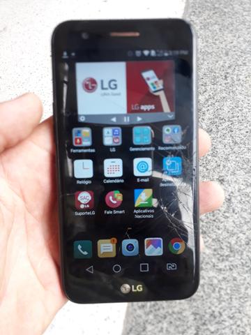 Lg k10 2017 32gigas trincado pega do tudo aceiro cartao Barato - Foto 3