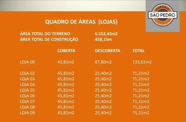 Lindas lojas no 1° centro comercial de Vista Alegre locação ou venda ótima localização - Foto 13
