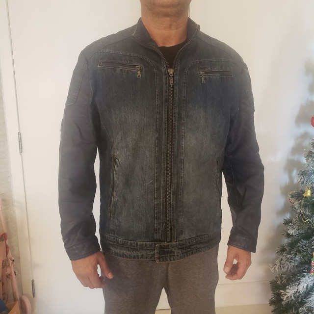 jaqueta couro aramis