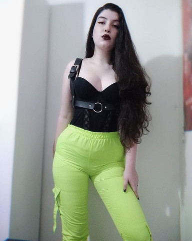 calça jogger neon